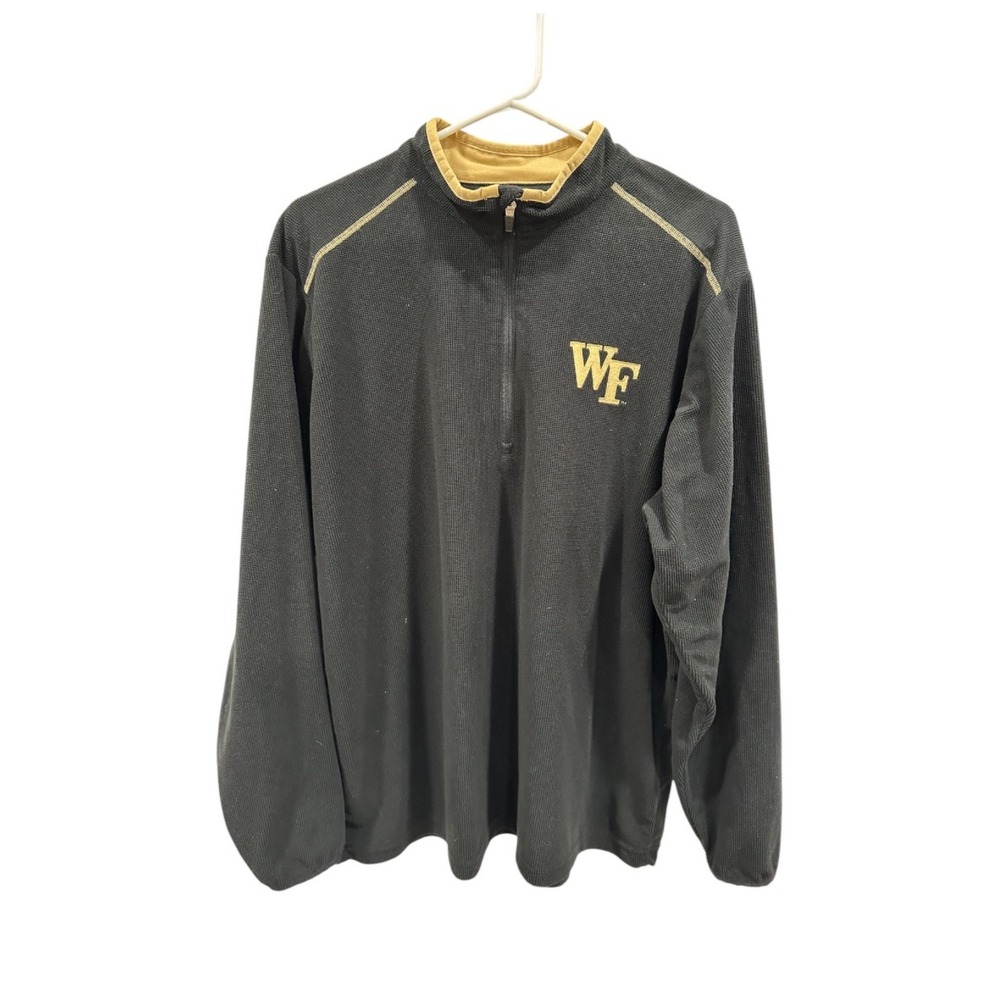 Antigua Wake Forest Demon Deacons Pullover 1/4 Zip Shirt XL